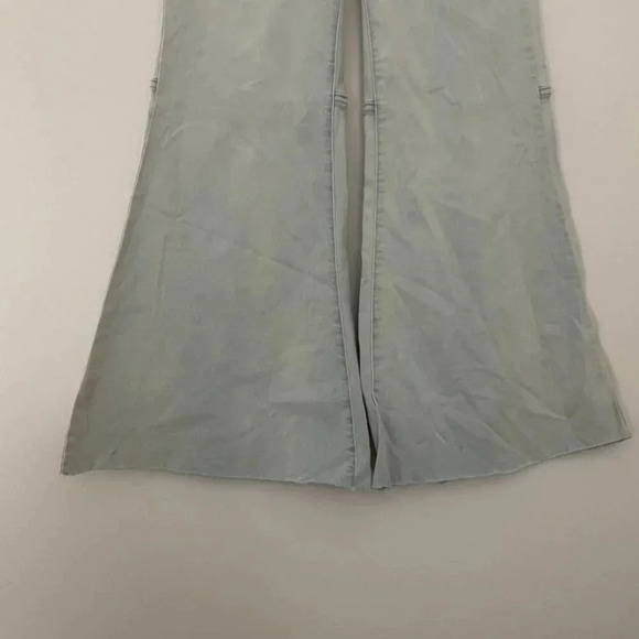 Free People We The Free Youthquake Crop Flare Jeans Bleach Out Size 29 - Picture 7 of 8